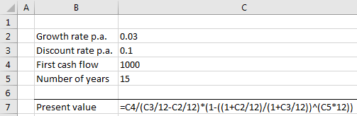 Showing the complex formulae